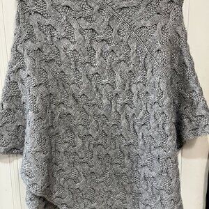 Poncho Sweater Alpaca Blend Cerretelli